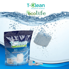 COMBO 3 Túi 30 Viên bột rửa bát (30 viên/ 1 túi), 70% tự nhiên, Nano Bạc kháng khuẩn, khử mùi T-Clean Eco 3 Effects (túi 30 Viên), sử dụng công nghệ nano, công nghệ enzyme sinh học - AN TOÀN TUYỆT ĐỐI cho sức khoẻ người sử dụng.