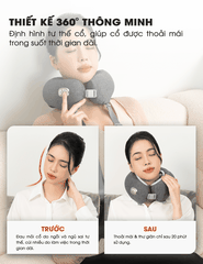 Gối Massage Cổ Chữ U Ajido Ineck N3 Pro