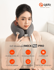 Gối Massage Cổ Chữ U Ajido Ineck N3 Pro