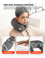 Gối Massage Cổ Chữ U Ajido Ineck N3 Pro