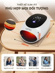 Máy Massage Tay AJIDO AJ-H5 Pro Chính hãng, Mát Xa Chuyên Sâu Vị Trí Mu Bàn Tay, Cổ Tay, Lòng Bàn Tay, Ngón Tay