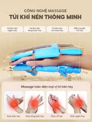 Máy Massage Tay AJIDO AJ-H5 Pro Chính hãng, Mát Xa Chuyên Sâu Vị Trí Mu Bàn Tay, Cổ Tay, Lòng Bàn Tay, Ngón Tay
