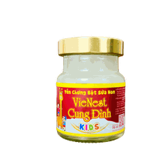 Yến chưng bột sữa non VieNest Cung Đình Kids (Lốc 6 hũ x 70ml)