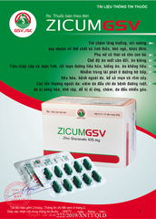 Viên Bổ Sung Kẽm Ngăn Ngừa Mụn Zicum GSV