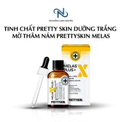 Tinh Chất Pretty Skin Dưỡng Trắng Mờ Thâm Nám Prettyskin Melas x Plus Vitammin c20% Arbutin 4%