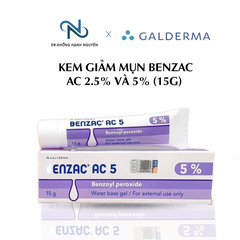 Kem Giảm Mụn Benzac AC 2.5% Và  5% (15g)
