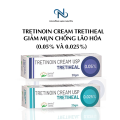 [HÀNG NHẬP KHẨU] Tretinoin Cream Tretiheal - Giảm Mụn Chống Lão Hóa  0.025%