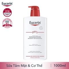 Sữa Tắm Cho Da Nhạy Cảm Eucerin pH5 for Body & Face Washlotion