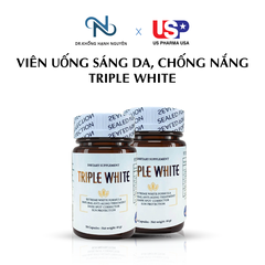 [HÀNG NHẬP KHẨU] Viên Uống Sáng Da, Chống Nắng Triple White