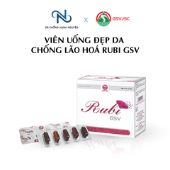 [HÀNG NHẬP KHẨU] Viên Uống Đẹp Da Giảm Rụng Tóc Chống Lão Hoá Rubi GSV