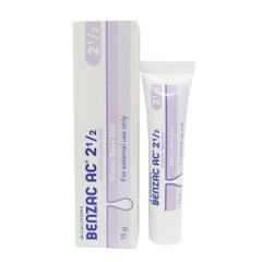 Kem Giảm Mụn Benzac AC 2.5% Và  5% (15g)