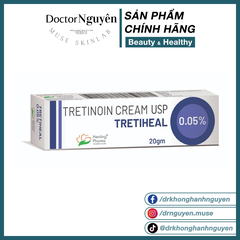 [HÀNG NHẬP KHẨU] Tretinoin Cream Tretiheal - Giảm Mụn Chống Lão Hóa (0.05% và 0.025%)