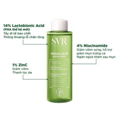 Toner Giảm Mụn Cho Da Dầu SVR Sebiaclear Micro Peel (150ml)