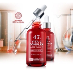 Serum Dưỡng Trắng Da Chống Lão Hóa Histolab 47% Vita C Complex Ampoule Derma Science (50ml)