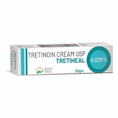 [HÀNG NHẬP KHẨU] Tretinoin Cream Tretiheal - Giảm Mụn Chống Lão Hóa  0.025%