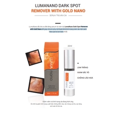 Serum Trắng Sáng Da LumaNano Dark Spot Remover with Gold Và LumiNano MD Dark Spot Remover