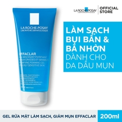 [HÀNG NHẬP KHẨU] Gel Rửa Mặt La Roche-Posay Cho Da Dầu, Nhạy Cảm Effaclar Purifying Foaming