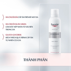 [HÀNG NHẬP KHẨU] Xịt Khoáng Dưỡng Ẩm Eucerin Hyaluron Mist Spray