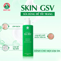 [HÀNG NHẬP KHẨU] Sữa Tắm, Sữa Rửa Mặt Skin GSV Dành Cho Da Nhạy Cảm