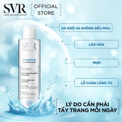 [HÀNG NHẬP KHẨU] Nước Tẩy Trang SVR Physiopure Eau Micellaire Cho Da Nhạy Cảm (75ml và 200ml)