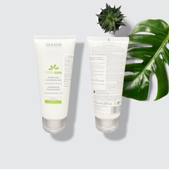 Sữa Rửa Mặt BABE Giảm Dầu Mụn Stop AKN Purifying Cleansing Gel