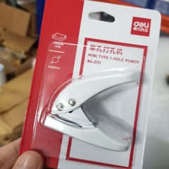 Dụng cụ đục lỗ giấy, bấm lỗ giấy Deli (bấm 1 lỗ)