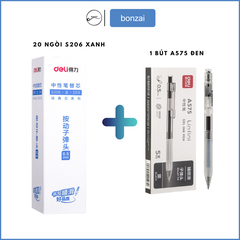 COMBO 20 Ngòi Deli Tặng 1 Bút A575 Đen