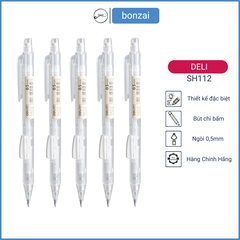 Bút chì bấm Deli thiết kế đặc biệt dùng cho học sinh, sinh viên, văn phòng mã SH112