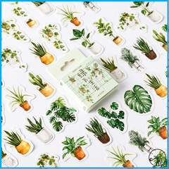 Sticker cuộc sống Oxy xanh  (bộ 45 miếng).