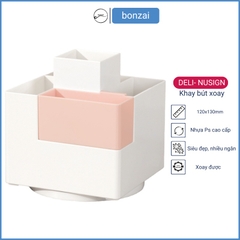 Khay Đựng Bút Xoay Cao Cấp Nusign Deli PK200 (Hàng Chính Hãng)