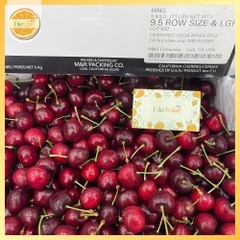 Cherry Mỹ Bing S9.5 – Trái To Đỏ Đậm, Giòn Ngọt Chuẩn Cherry Mỹ Cao Cấp