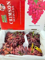 Nho Đỏ Long Crimson – Giòn Ngọt Tự Nhiên, Tươi Ngon Chuẩn Nhập Khẩu