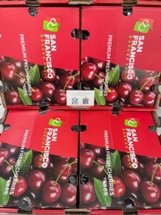 Cherry Chile San Francisco size 1J xách 2.5kg –  vị ngọt đậm, thịt chắc