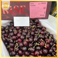 Cherry Úc RISE Size lớn – Trái Tươi Giòn Mọng, Ngọt Sâu Chuẩn Chất Lượng Cao Cấp