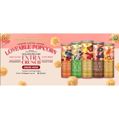 [Combo 3 hộp] Bắp Rang Bơ Chảy Bỏng Ngô O My Pop 70G (random vị)