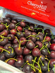 Cherry Úc Hill Size 28 – Hộp 2kg | Cherry Cao Cấp, Trái To Giòn Ngọt, Tươi Ngon Nhập Khẩu