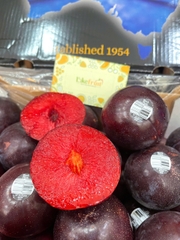 Mận Úc Ebony Rose Plum – Ruột Đỏ Ngọt Đậm, Vỏ Tím Sang Trọng | Trái Cây Nhập Khẩu Cao Cấp