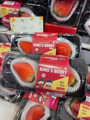 Dâu Hàn Quốc King Size (Hộp 2 Trái) – Trái To Đẹp, Ngọt Thanh, Chuẩn Quà Biếu Cao Cấp