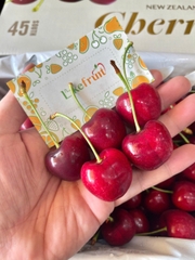 Cherry đỏ New Zealand Lapin 45° S28–30 – Trái to, ngọt đậm, giòn mọng