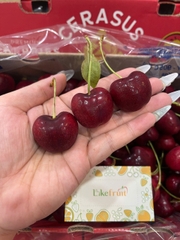 Cherry Chile Cerasus size 4JD – Siêu to, giòn ngọt đậm vị, chuẩn cherry cao cấp (thùng 2.5kg)