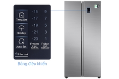 Tủ lạnh SBS Aqua Inverter 480 lít AQR-S480XA(SG)