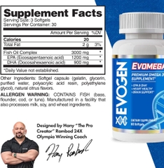 Evogen Omega 3, 90 Softgels