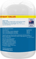 Nature's Way Odourless Fish Oil 1000mg - Dầu Cá Từ Đại Dương Không Tanh (Hộp 80 viên)