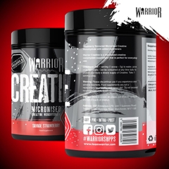 Warrior Micronized Creatine Monohydrate (500g), Hỗ Trợ Tăng Sức Mạnh, Hiệu Suất Tập Luyện