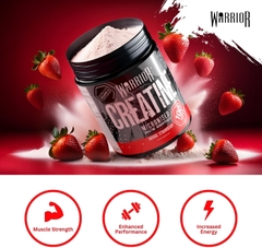 Warrior Micronized Creatine Monohydrate (500g), Hỗ Trợ Tăng Sức Mạnh, Hiệu Suất Tập Luyện