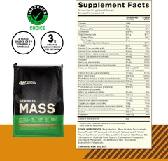 ON Serious Mass 12 Lbs (5.4 KG)