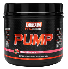 Labrada Pro Series PUMP Pre Workout Stim-Free, Không Gây Mất Ngủ (20 Servings)