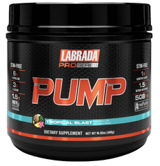 Labrada Pro Series PUMP Pre Workout Stim-Free, Không Gây Mất Ngủ (20 Servings)