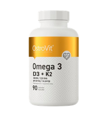 OstroVit Omega 3 D3+K2 (90viên/180viên)