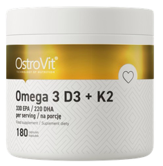 OstroVit Omega 3 D3+K2 (90viên/180viên)